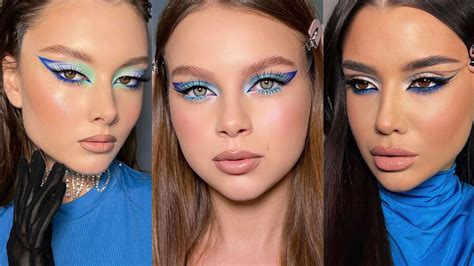 Maquillaje para vestido azul: 8 ideas que te harán.